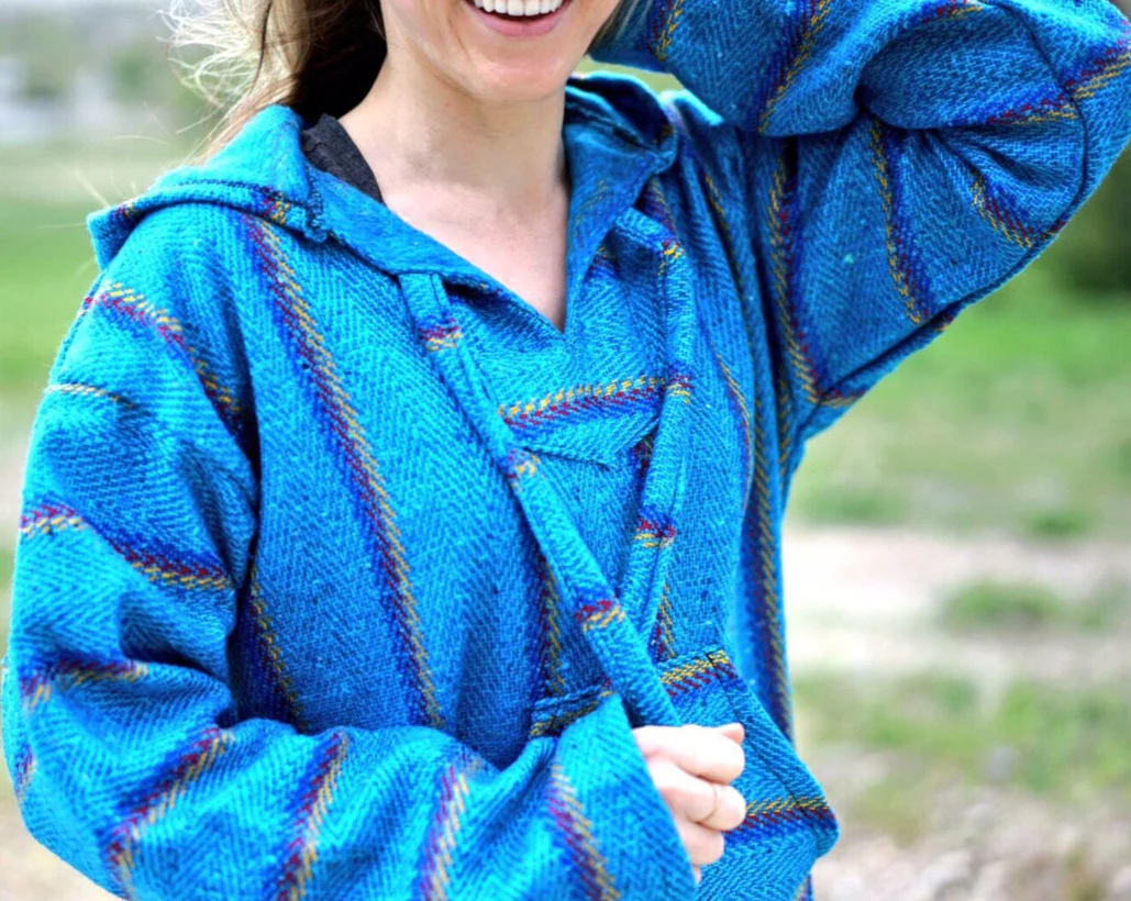 Azul Mexican Drug Rug Baja Hoodie - Image 3