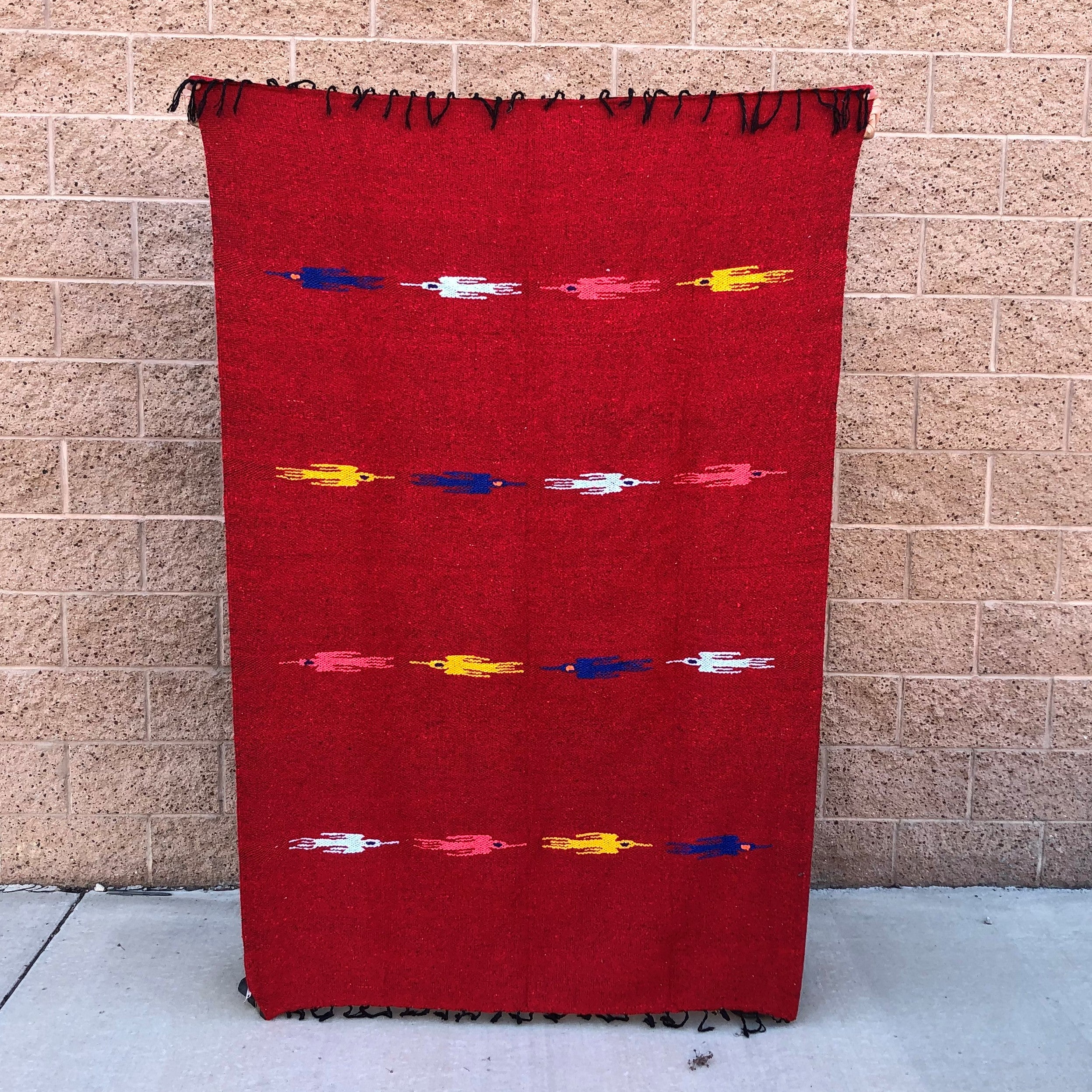 Red Thunder Bird - Mexican Blanket - Image 3
