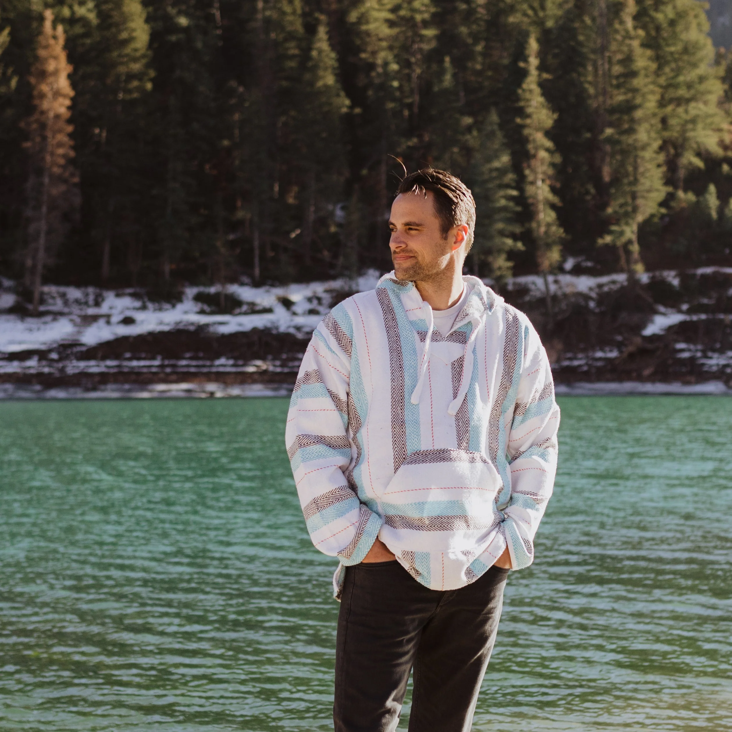 Tormenta Blue Mexican Drug Rug Baja Hoodie - Image 3