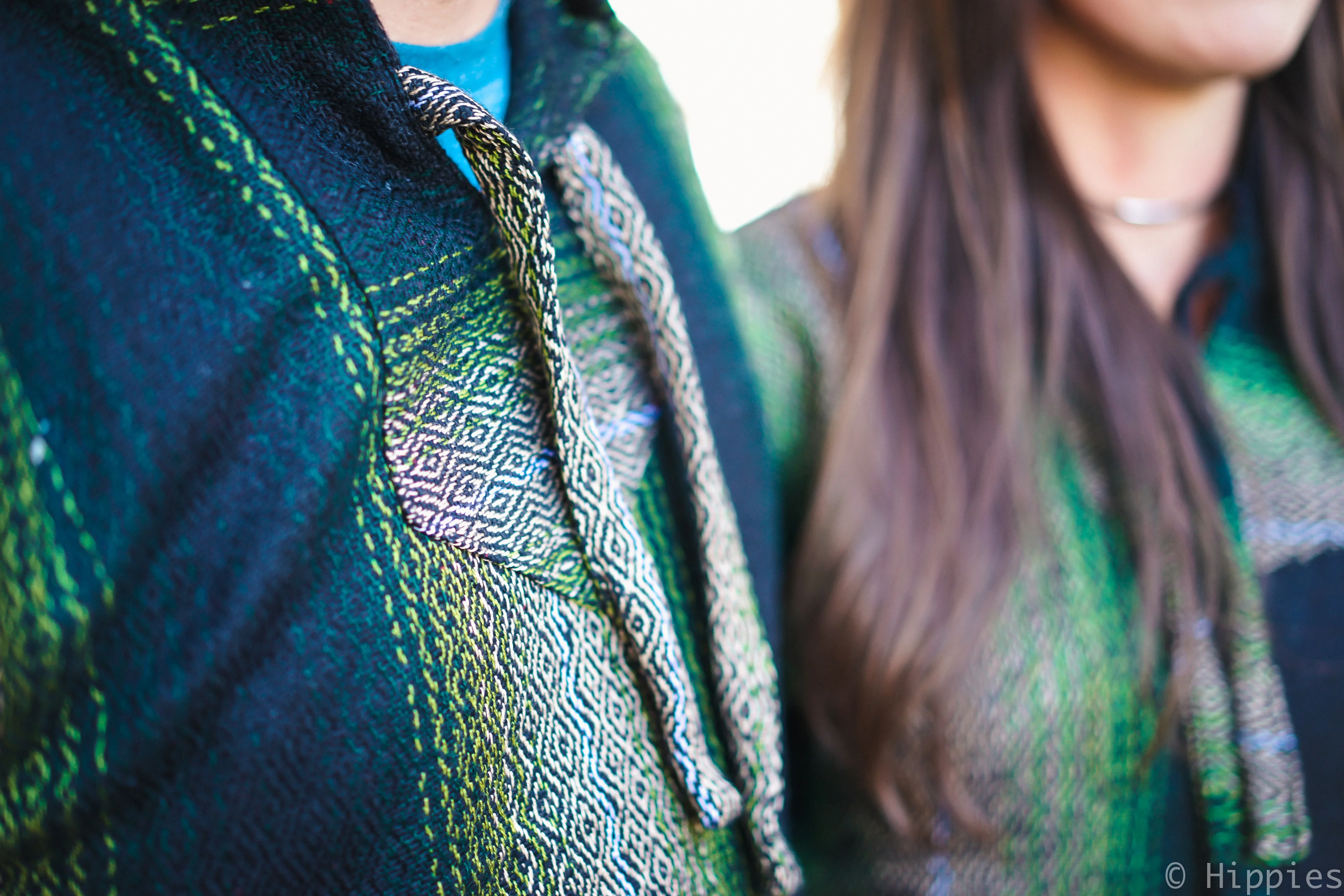 Verde Mexican Drug Rug Baja Hoodie - Image 3